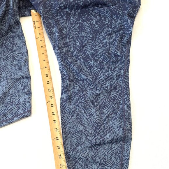 NWT All In Motion teal blue mesh panel yoga leggings with pockets size 4X - Picture 7 of 8